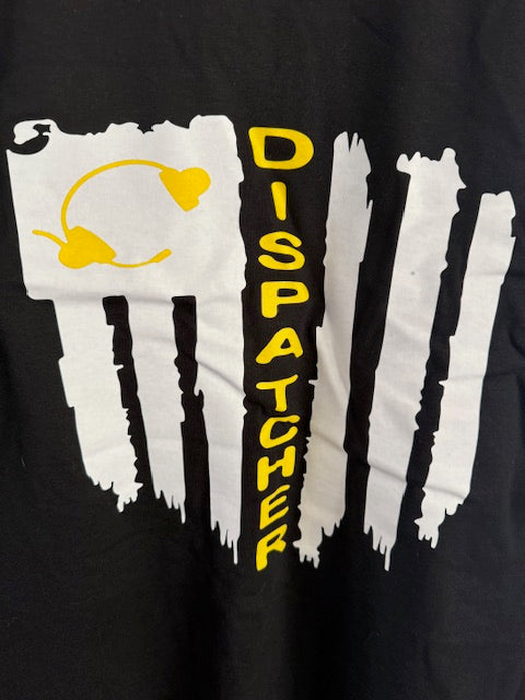 Black Dispatcher Inverted Flag